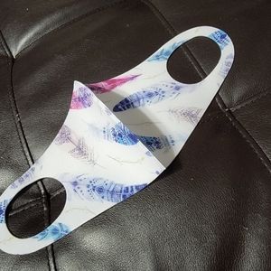 Boho Feathers Face Mask